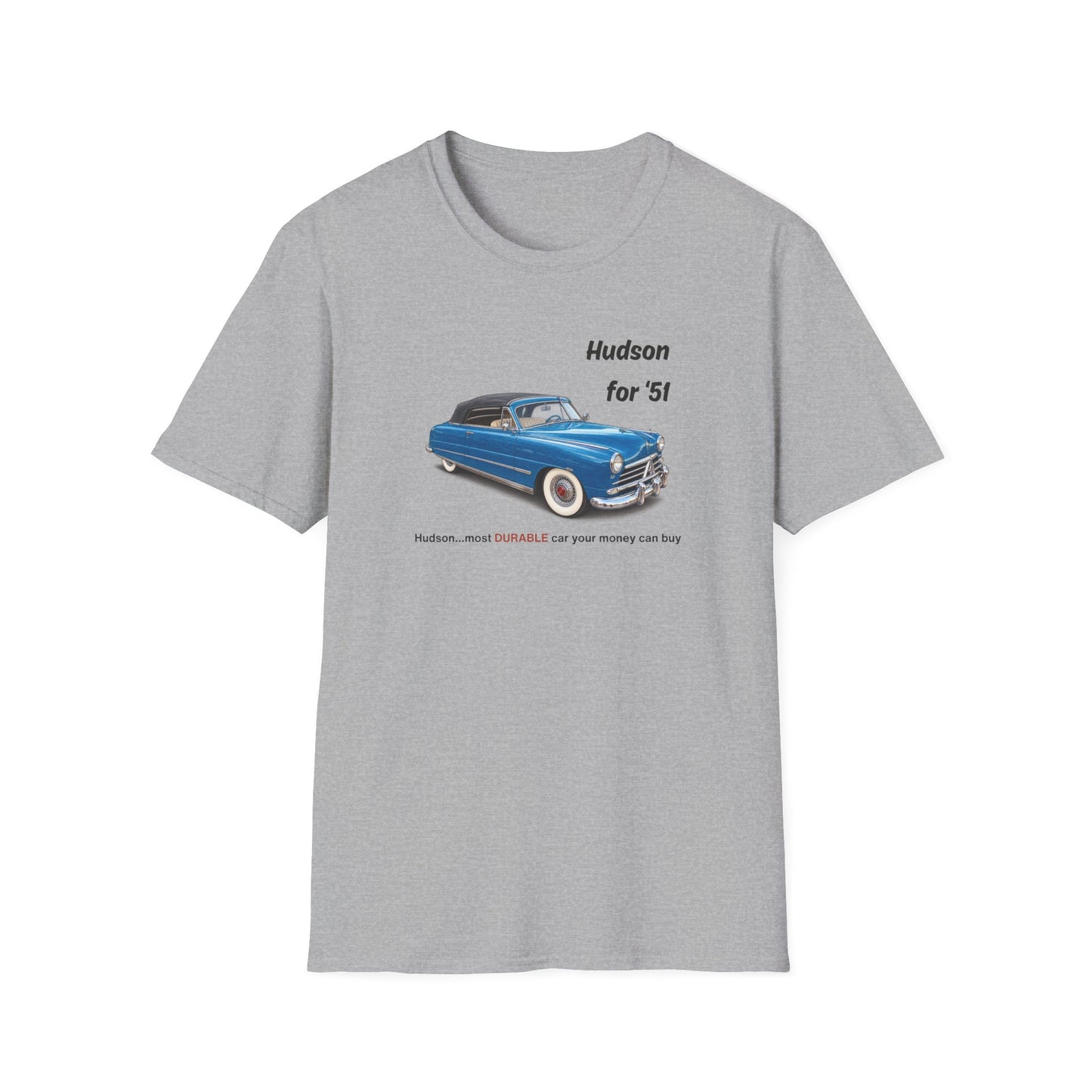 Hudson '51 Classic Car Tee – Unisex Softstyle T-Shirt