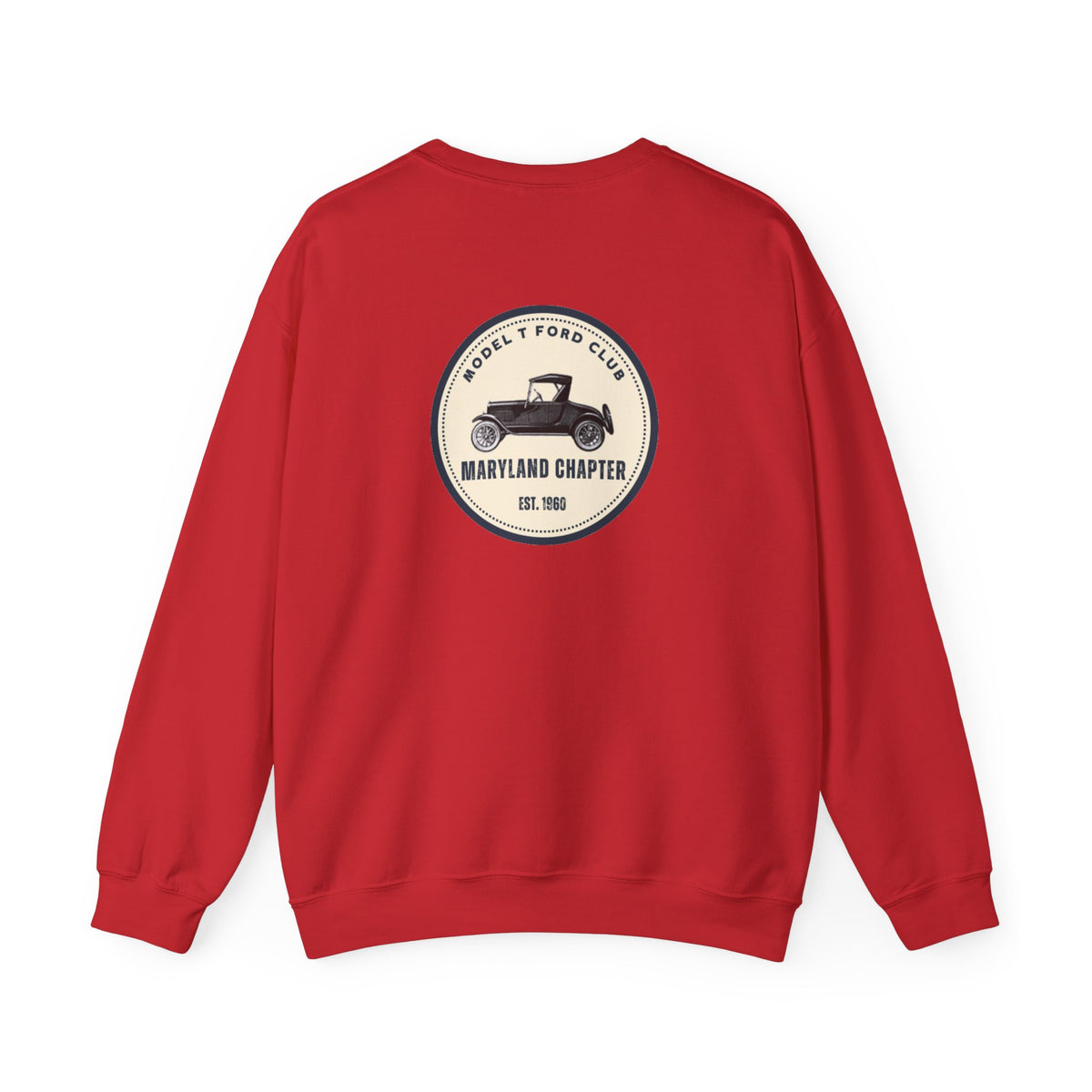 Maryland Chapter Model T Ford Club (Back logo only) Unisex Heavy Blend™ Crewneck Sweatshirt