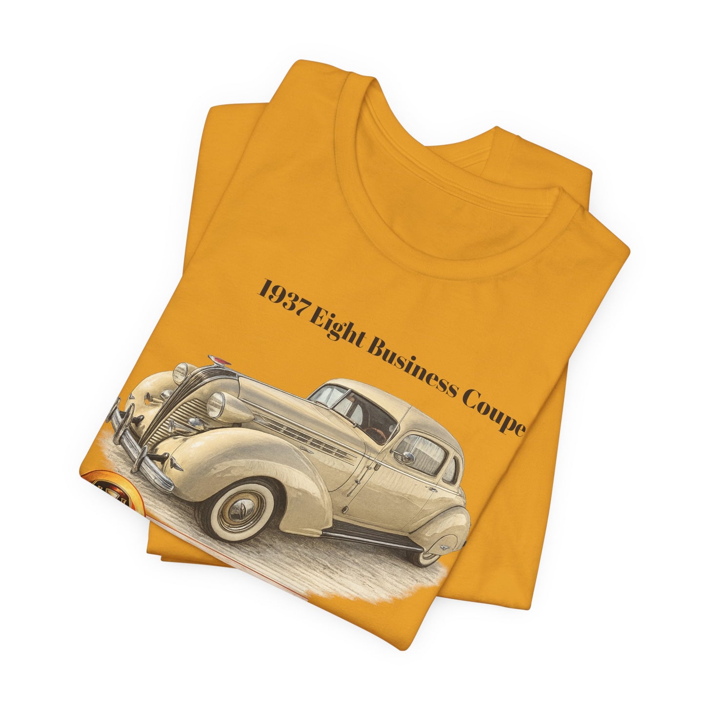 1937 Hudson Eight Business Coupe Vintage Car T-Shirt (JG)