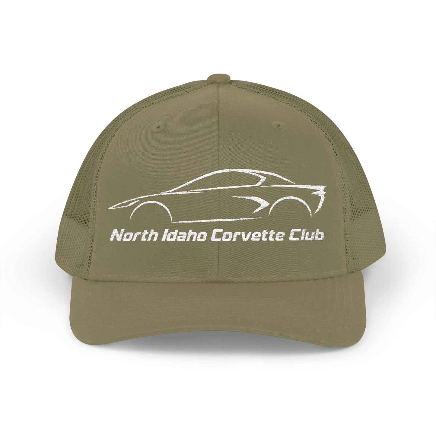 North Idaho Corvette Club Embroidered Snapback Trucker Cap - Richardson · 112