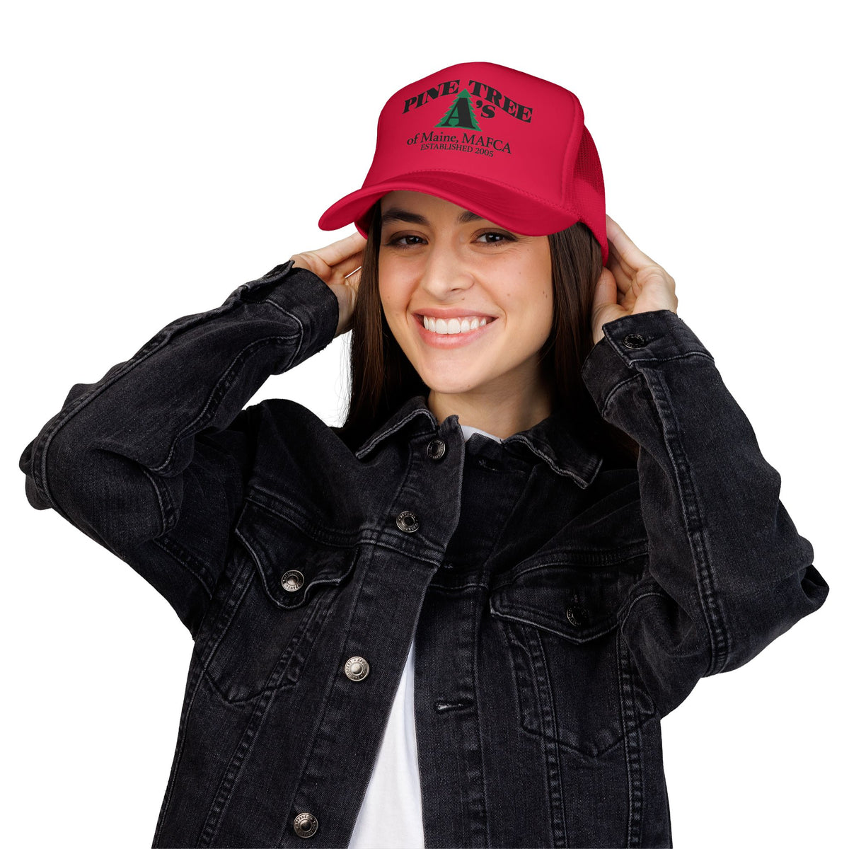 Pine Tree A's of Maine, MAFCA Foam Printed Trucker Hat