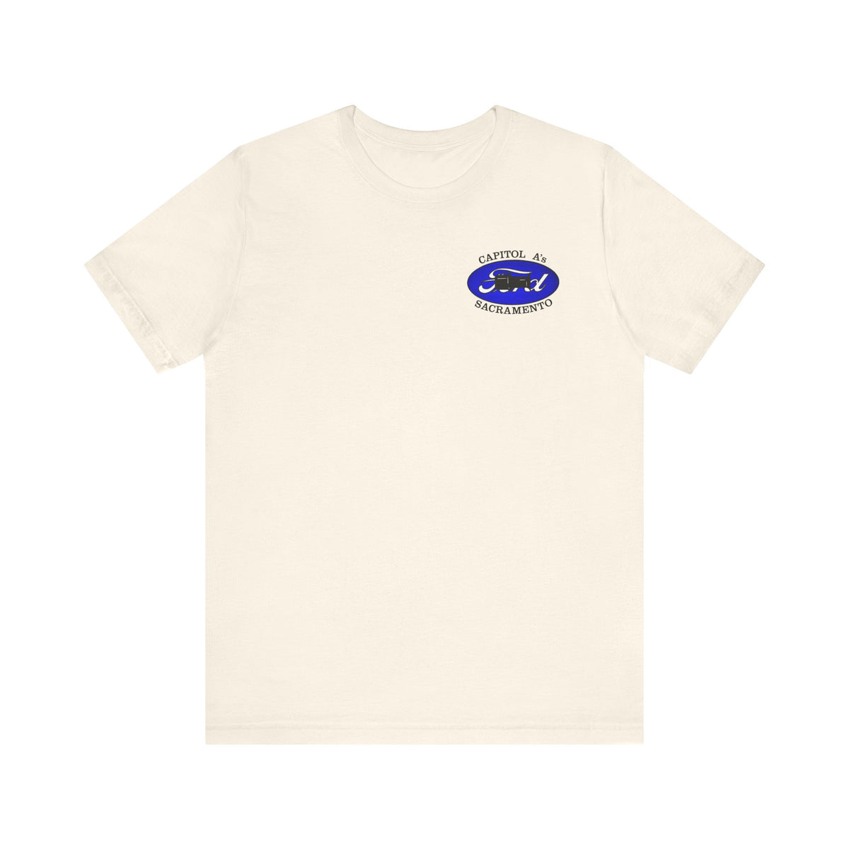 Capitol A's (single small logo) Unisex Soft Short Sleeve Tee