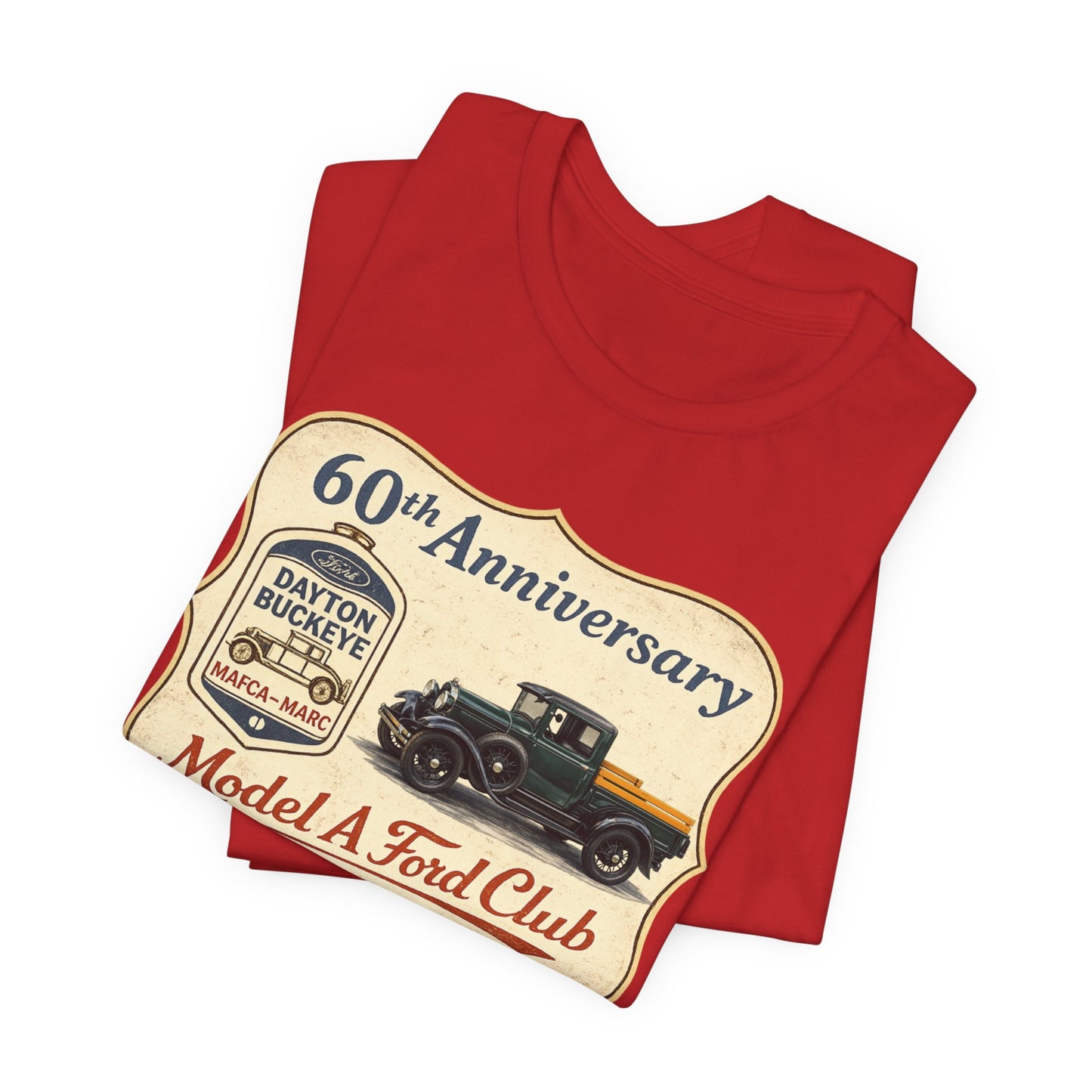 Dayton Buckeye Model A Ford Club 60th Anniversary Tee — Pickup (KS)