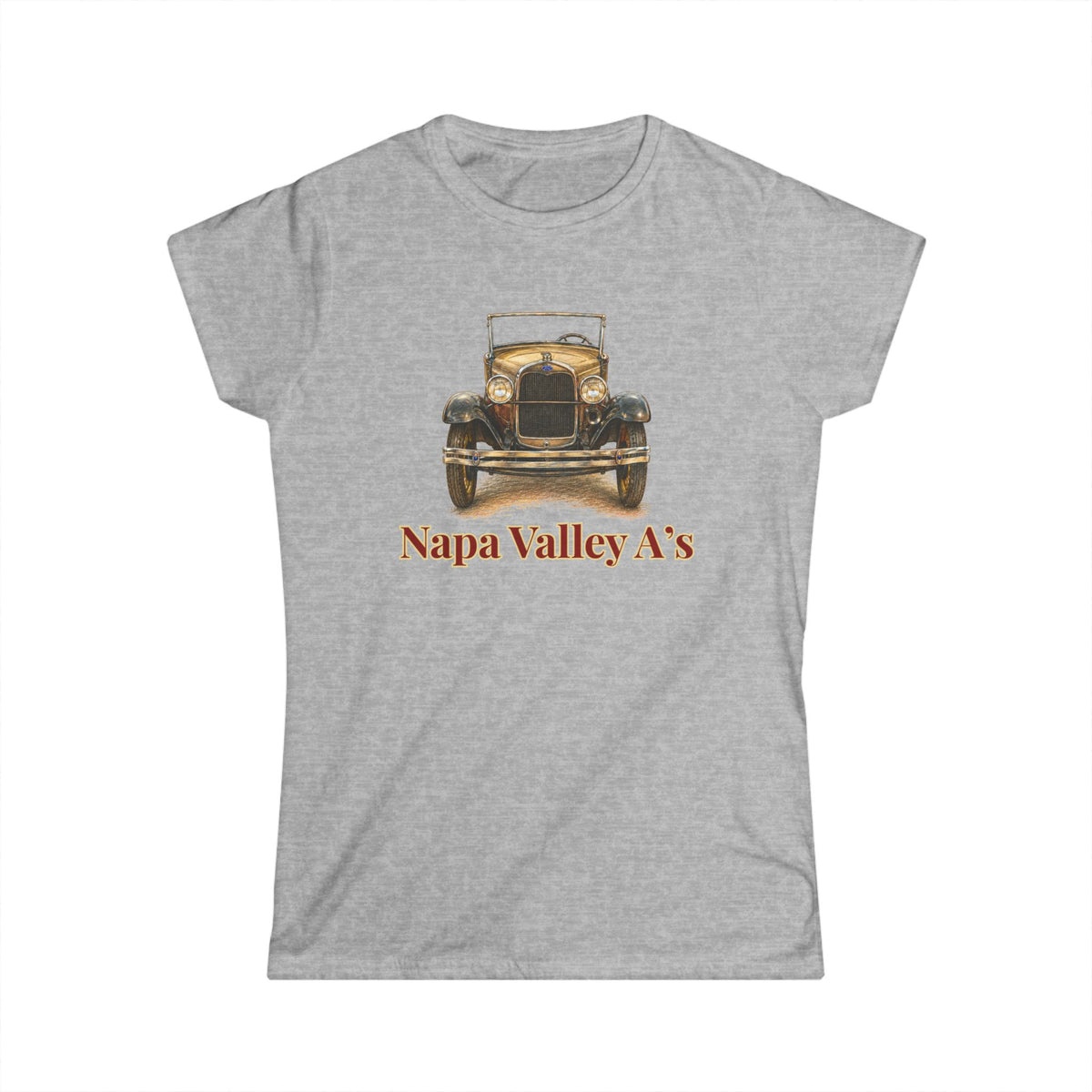 Napa Valley A's Women's Softstyle Short Sleeve Shirt