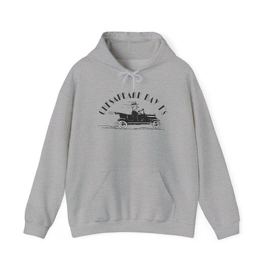 Chesapeake Bay T's Vintage Car Hoodie (screen printed)