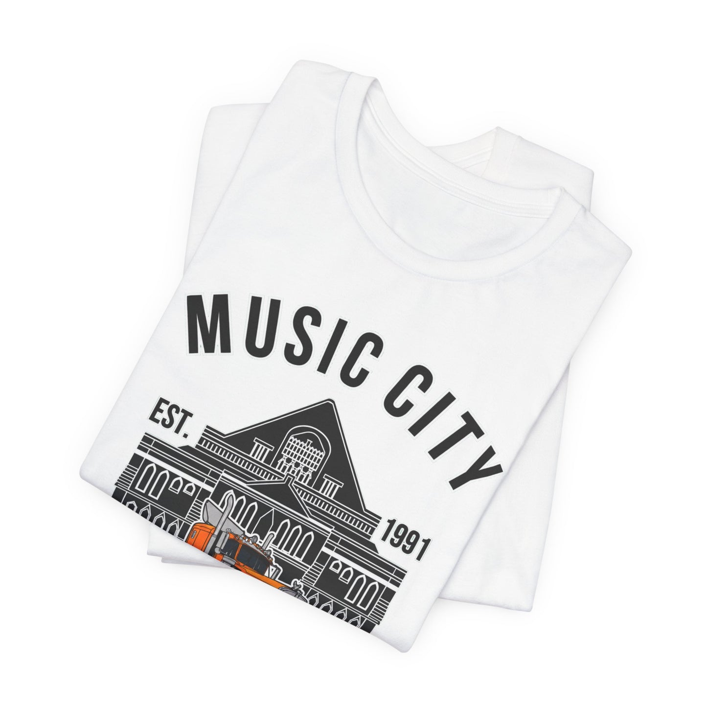 Music City Chapter ATHS Tee — Front Logo and Left Sleeve Logo