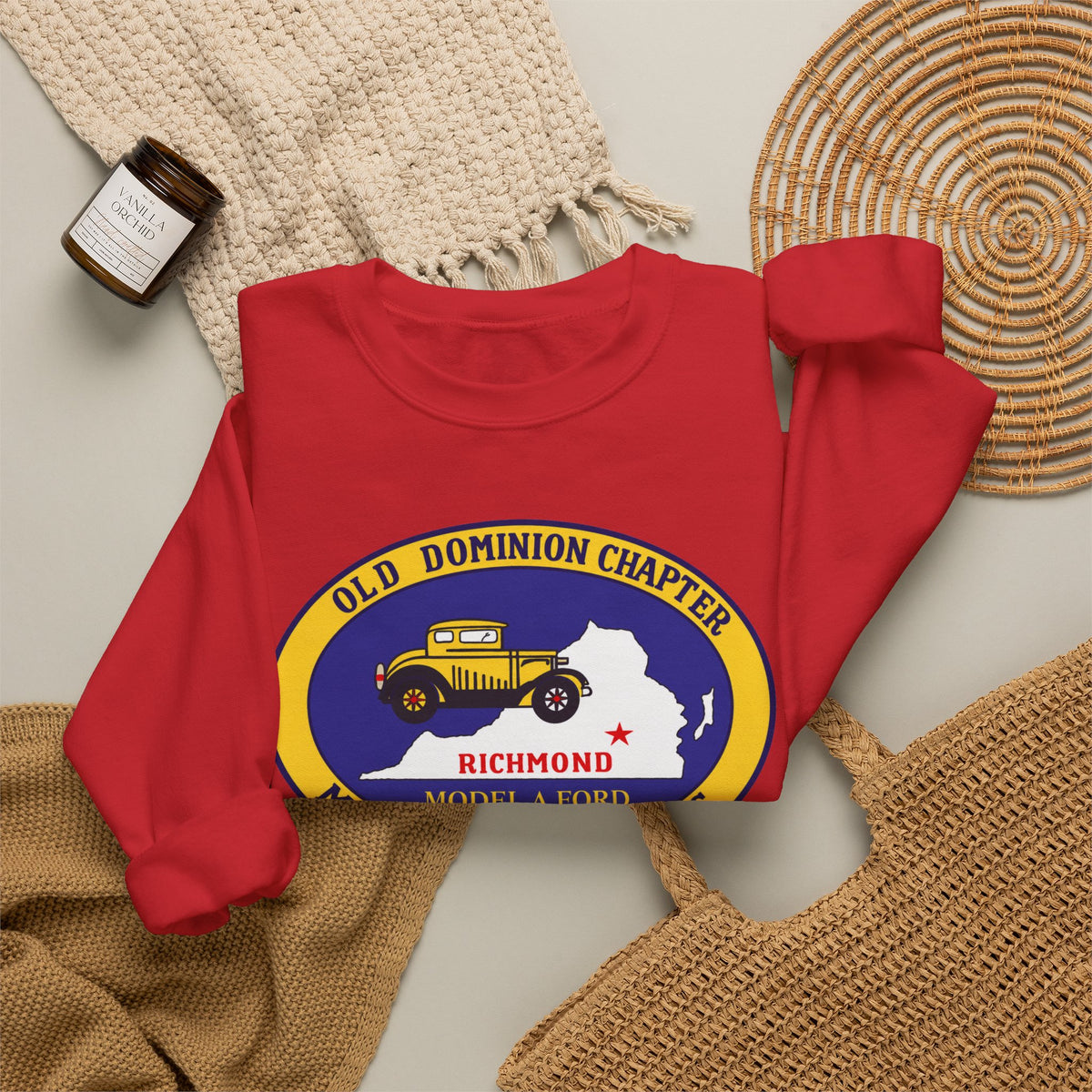 Old Dominion Model A Ford Club Crewneck Sweatshirt – Unisex Heavy Blend™ Crewneck Sweatshirt