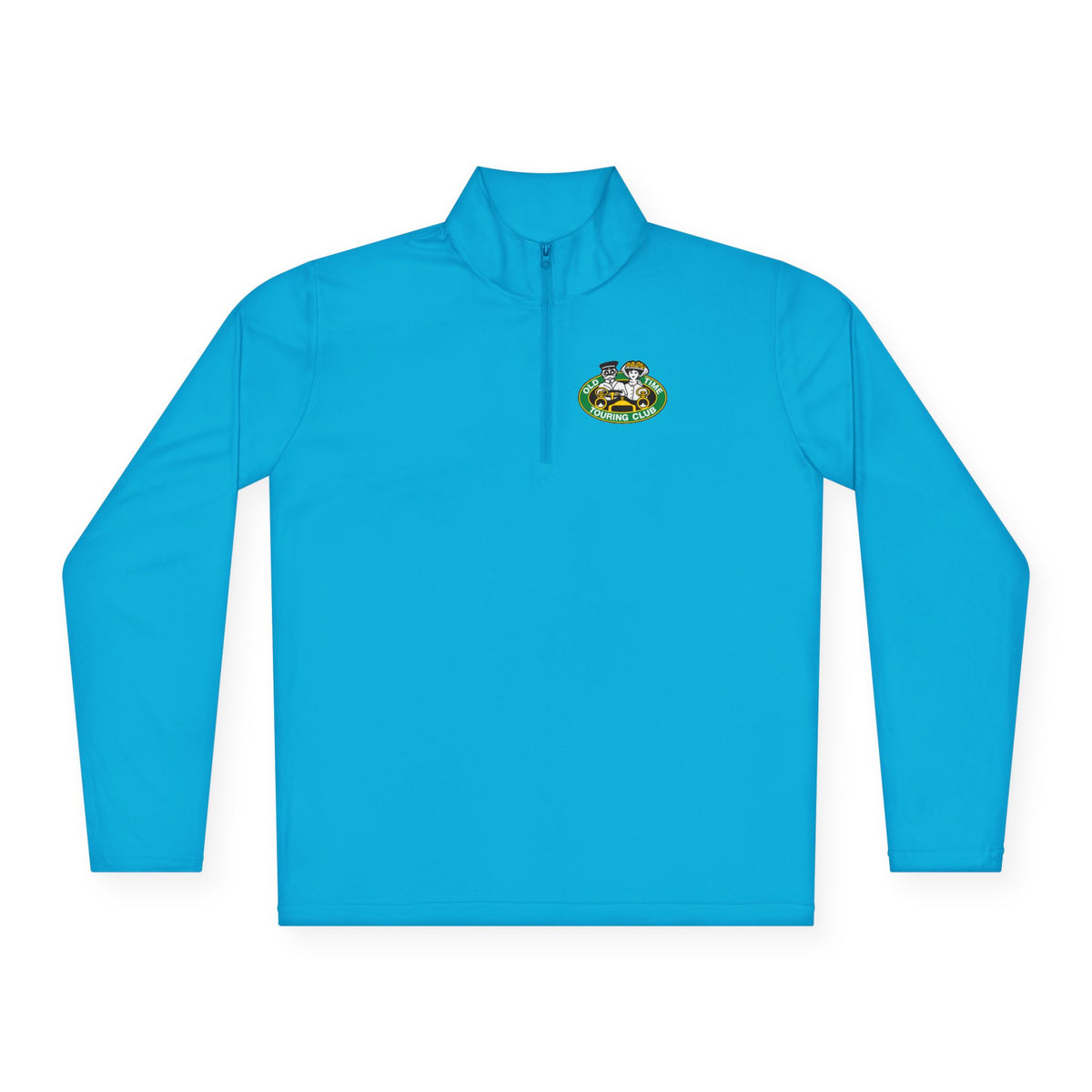 Old Time Touring Club of Pennsylvania Quarter-Zip Pullover - Front and Back Logos