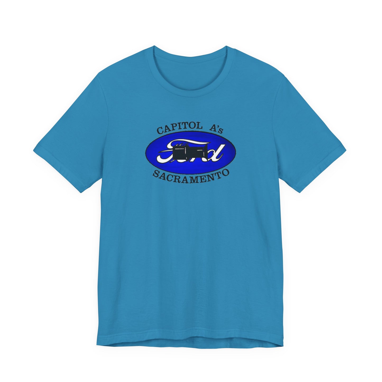 Capitol A's (large front only logo) Unisex Jersey Short Sleeve Tee