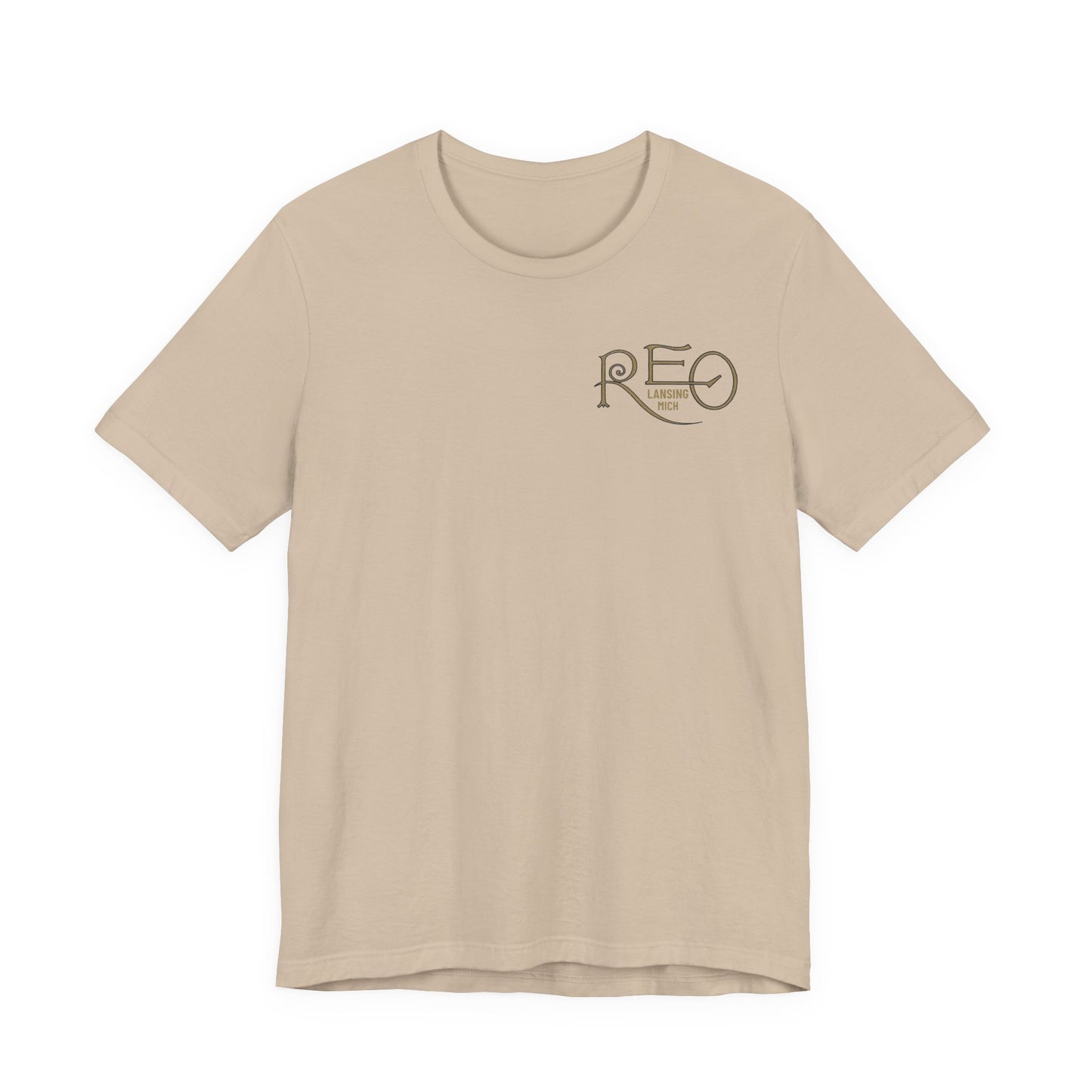 REO Motor Car Co. Vintage Car T-Shirt - Front and Back Images