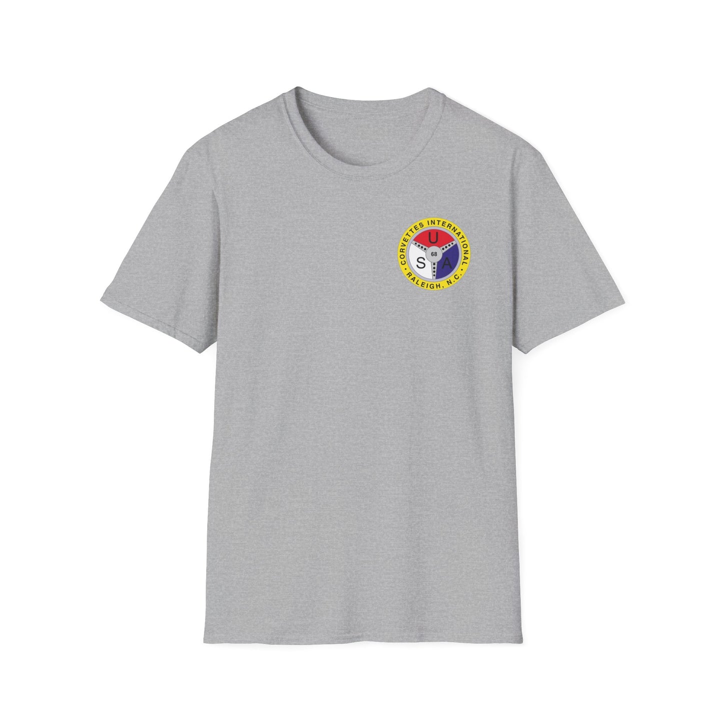 Corvettes International Front and Back Logos — Unisex Softstyle T-Shirt