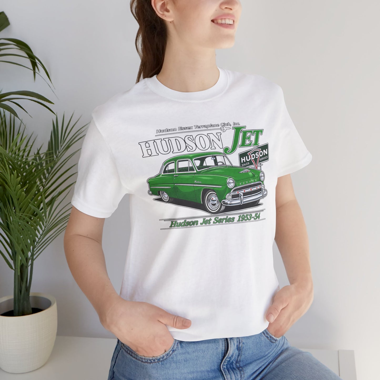 Hudson Essex Terraplane Club — Hudson Jet Classic Car T-Shirt  Vintage 1953–54
