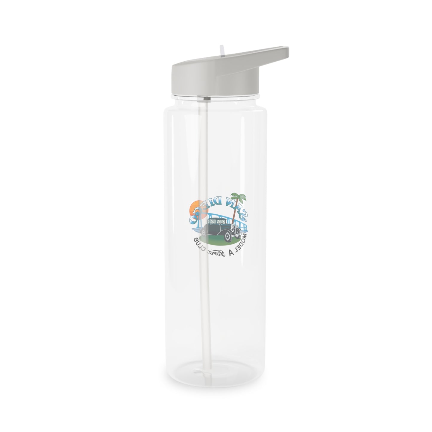 San Diego Model A Ford Club Tritan Water Bottle — San Diego Vintage Car Graphic