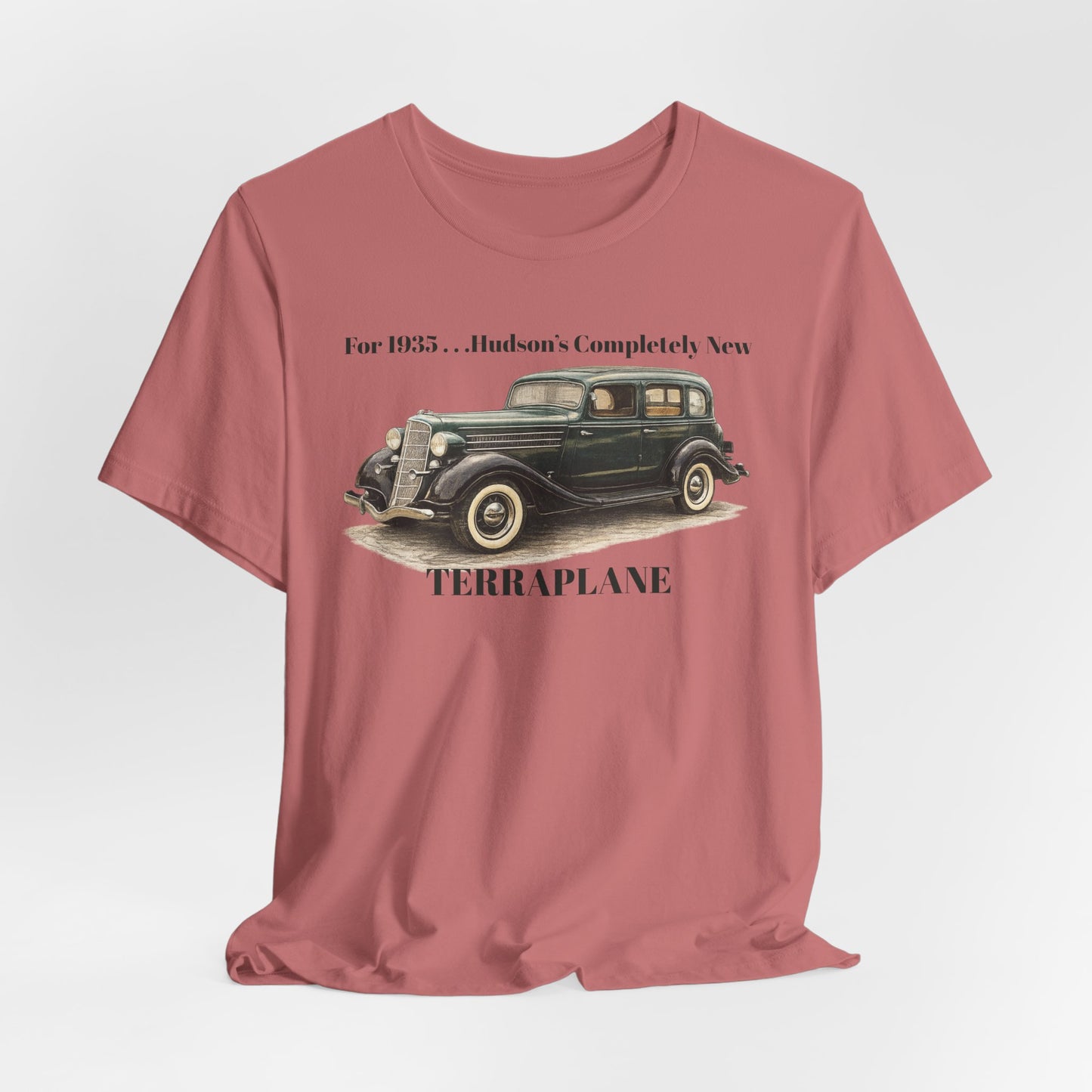 1935 Hudson Terraplane Classic Auto T‑Shirt Tee – Unisex Jersey Short Sleeve Tee (BJ)