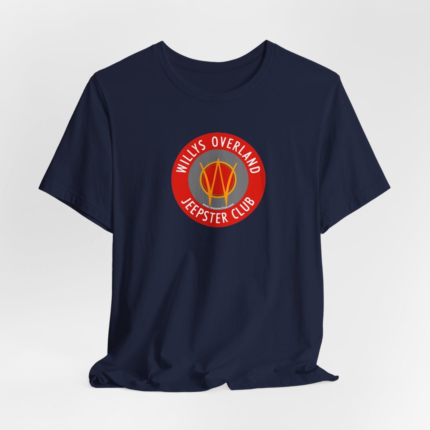 Willys Overland Jeepster Club Graphic Tee - Unisex Jersey Short Sleeve Tee