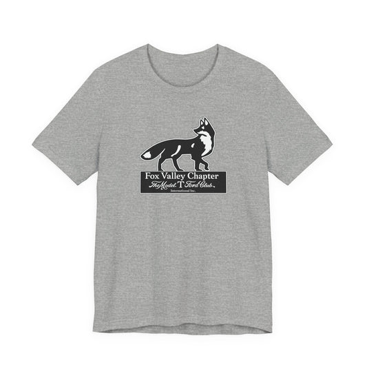 Fox Valley Chapter Model T Ford Club Tee — Vintage Fox Logo Short Sleeve T-Shirt