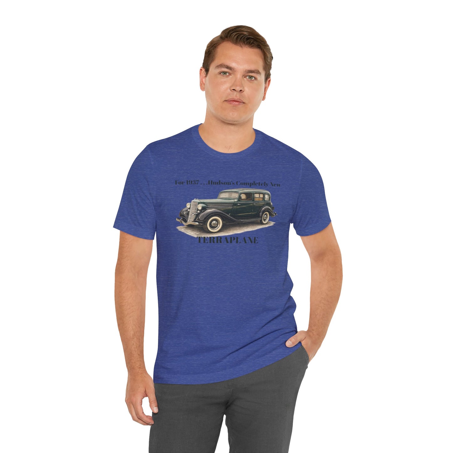 1937 Hudson Terraplane Classic Auto T‑Shirt - Unisex Jersey Short Sleeve Tee