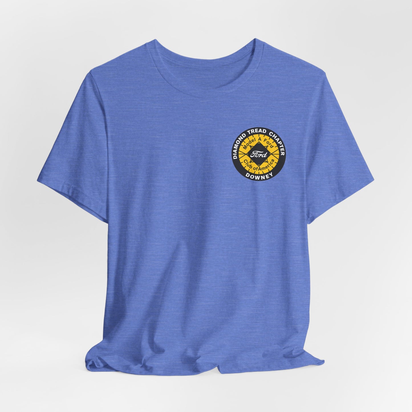 Diamond Tread Chapter Downey T‑Shirt - Small Front Logo Only