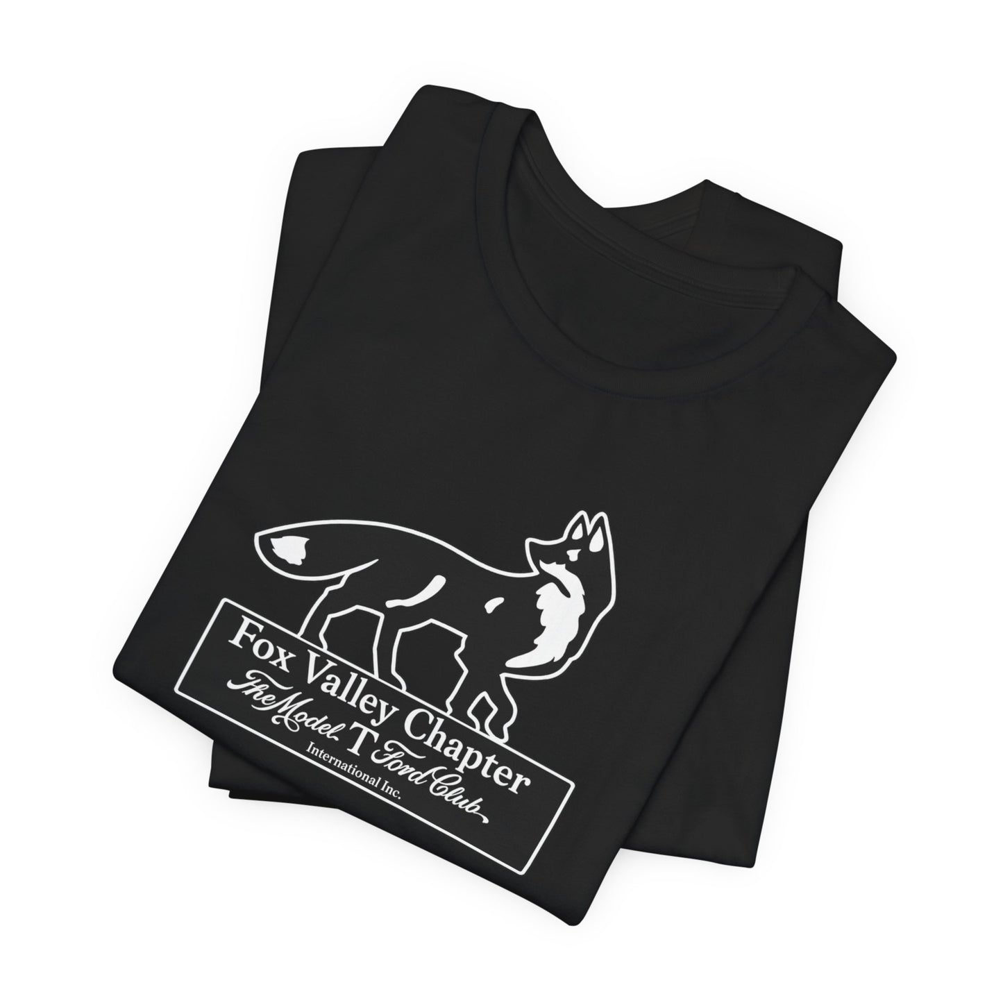 Fox Valley Chapter Model T Ford Club Tee — Vintage Fox Logo Short Sleeve T-Shirt