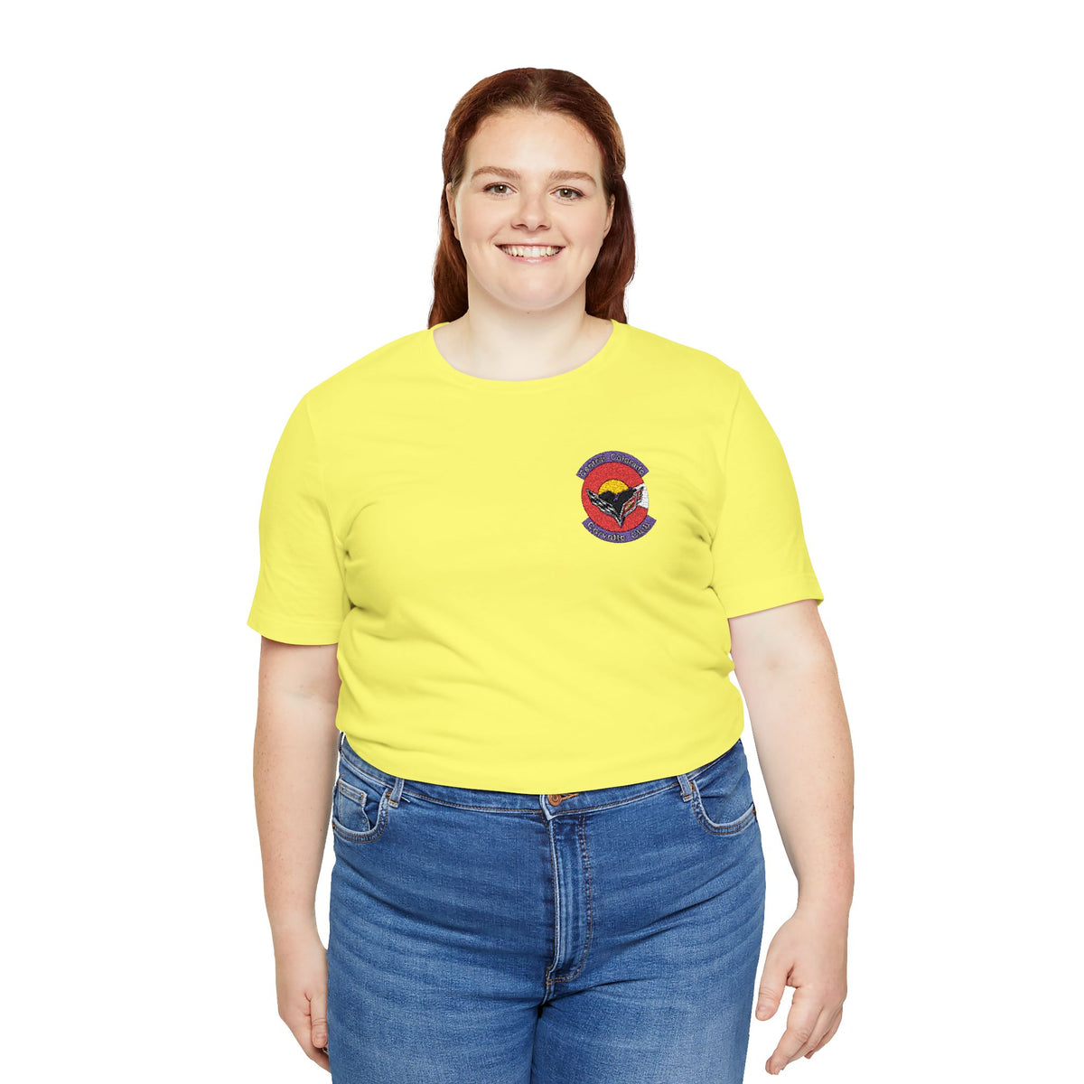 Central Colorado Corvette Club - Embroidered Unisex Soft Style Tee