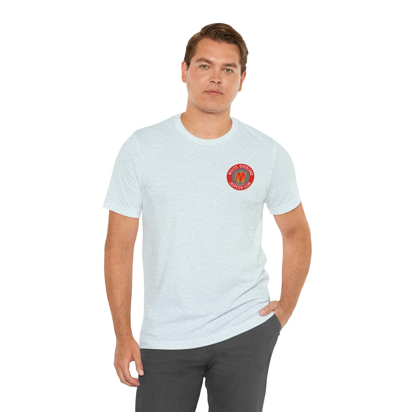 Willys Overland Jeepster Club T‑Shirt — Front and Back Logos