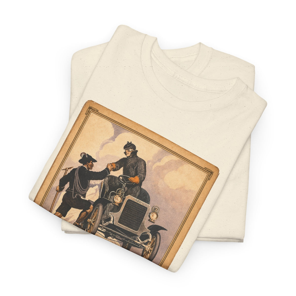 REO Mountain Climbers Vintage Tee — Unisex Heavy Cotton Tee