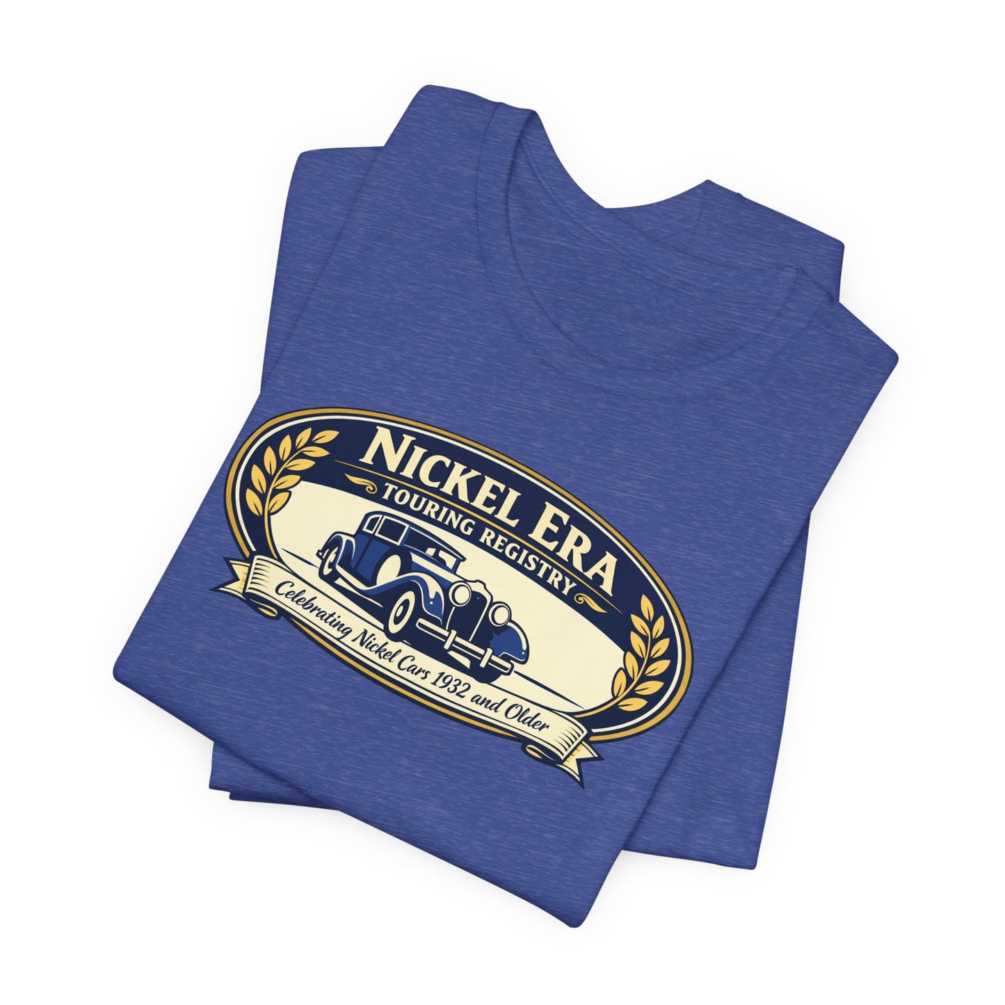 Nickel Era Touring Registry Tee — Vintage Classic Car T‑Shirt