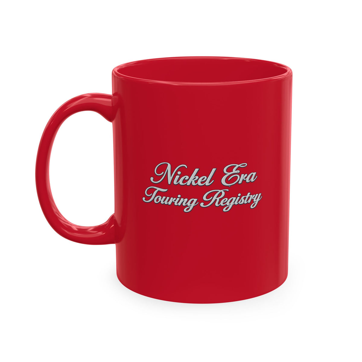 Nickel Era Touring Registry - Vintage Script Coffee Cup