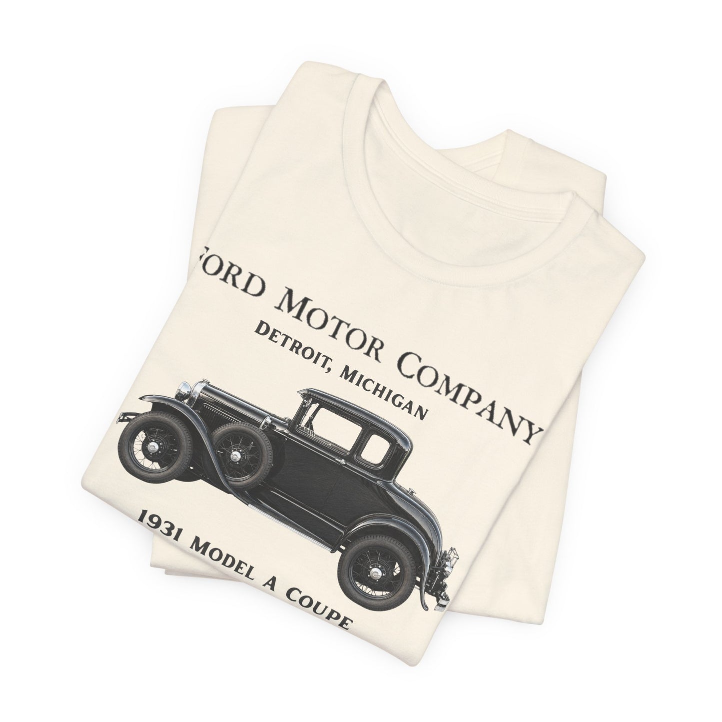 1931 Ford Model A Coupe (RBS) - Unisex Jersey Short Sleeve Tee (RBS)