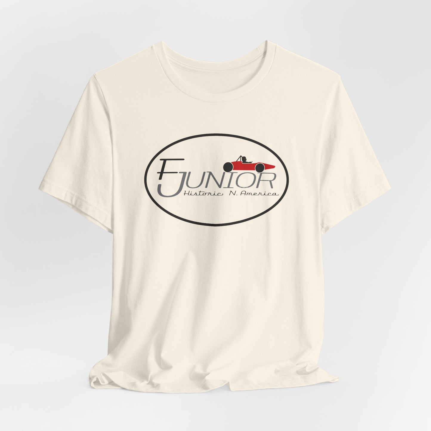 F Junior Historic N. America Racing Logo T-Shirt — Vintage Race Car Graphic Tee