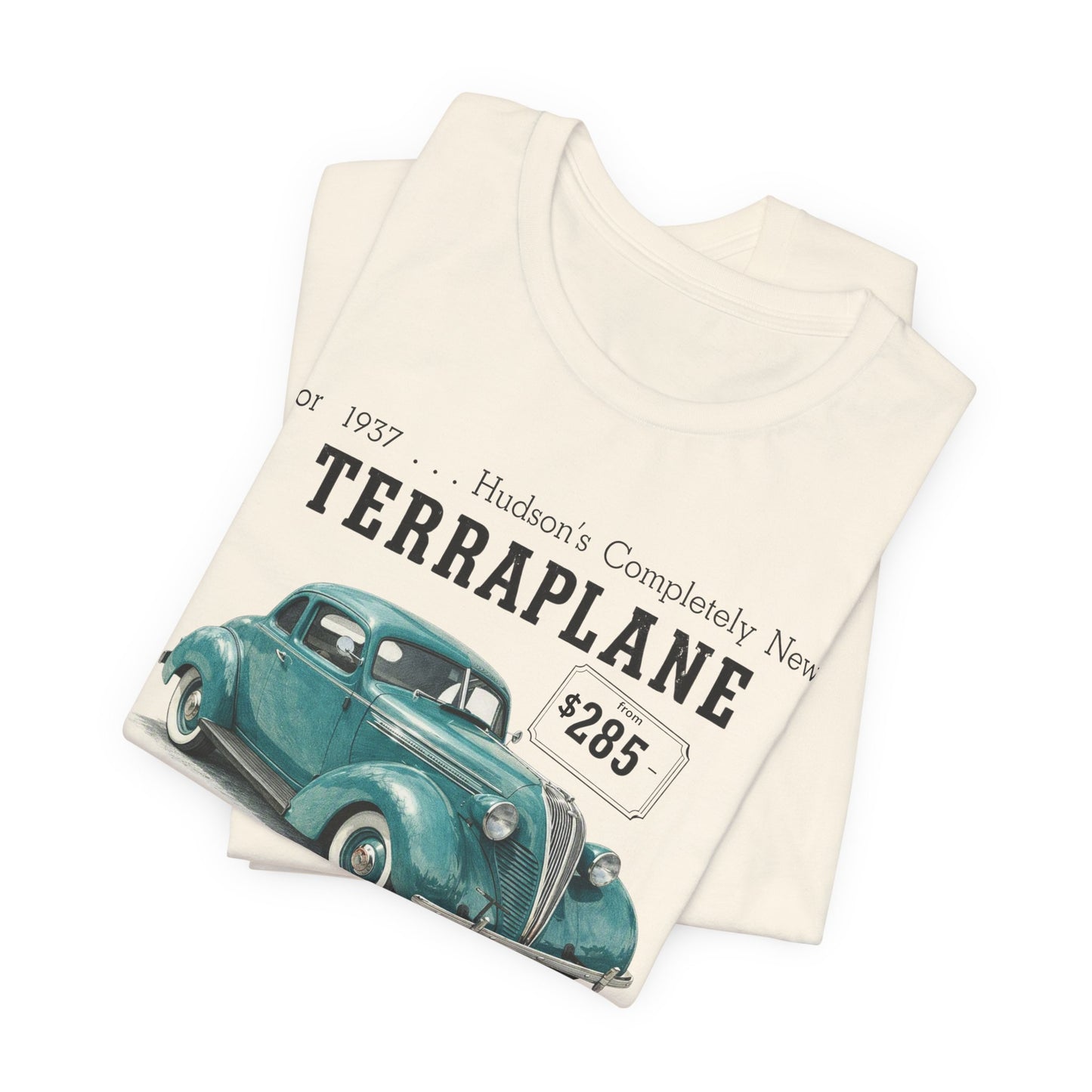 1937 Hudson Terraplane Utility Coupe - Unisex Jersey Short Sleeve Tee (JG)