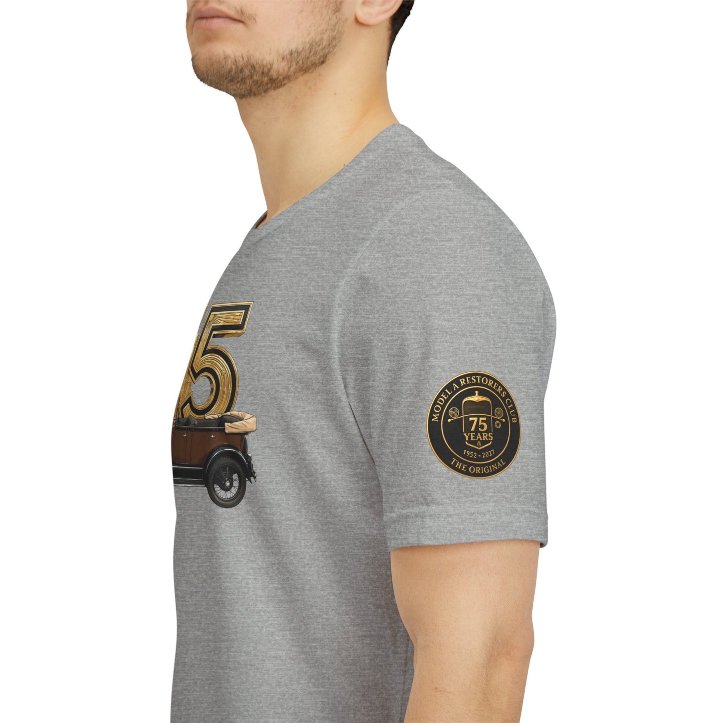 MARC 75th Anniversary Tee with Touring car and MARC logos on both sleeves