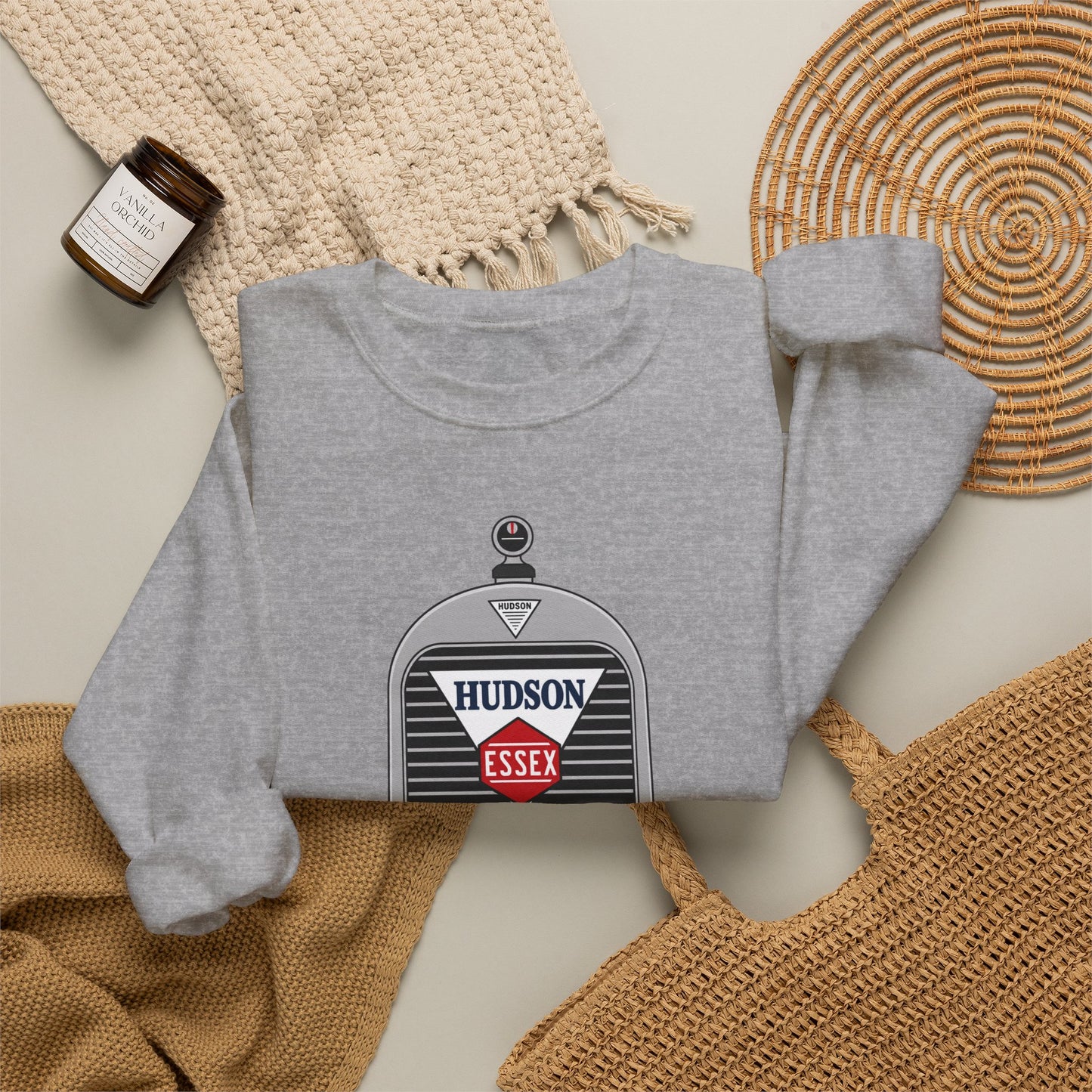 Hudson Essex Terraplane Club Classic Logo Sweatshirt - Unisex Heavy Blend™ Crewneck Sweatshirt