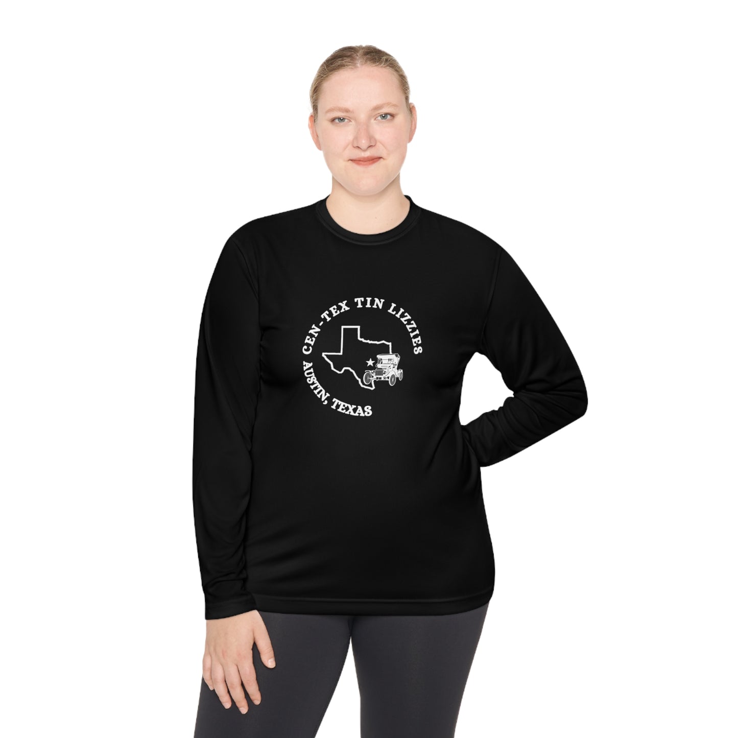 Cen-Tex Tin Lizzies (front and back logo) Unisex Lightweight Long Sleeve Tee