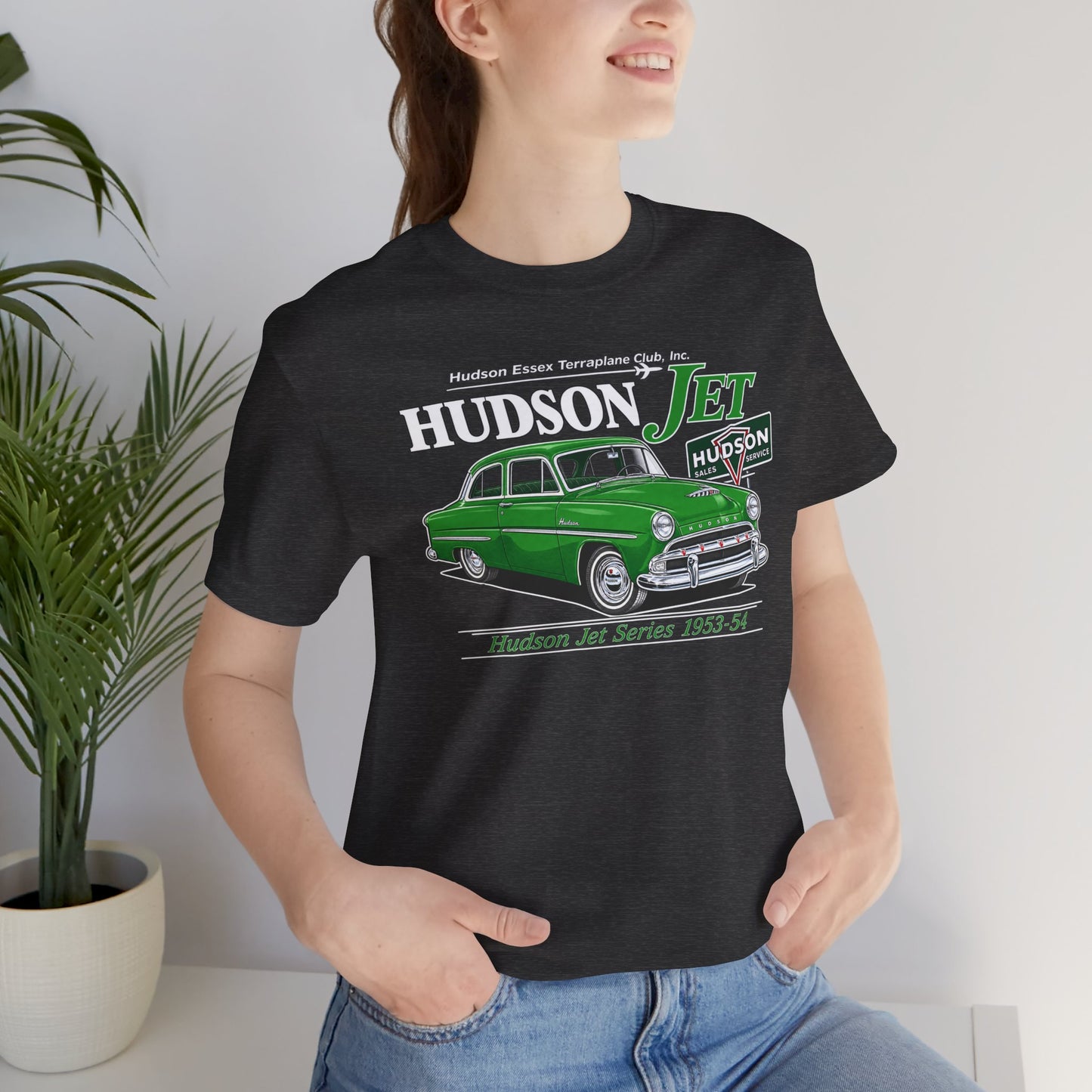 Hudson Essex Terraplane Club — Hudson Jet Classic Car T-Shirt  Vintage 1953–54