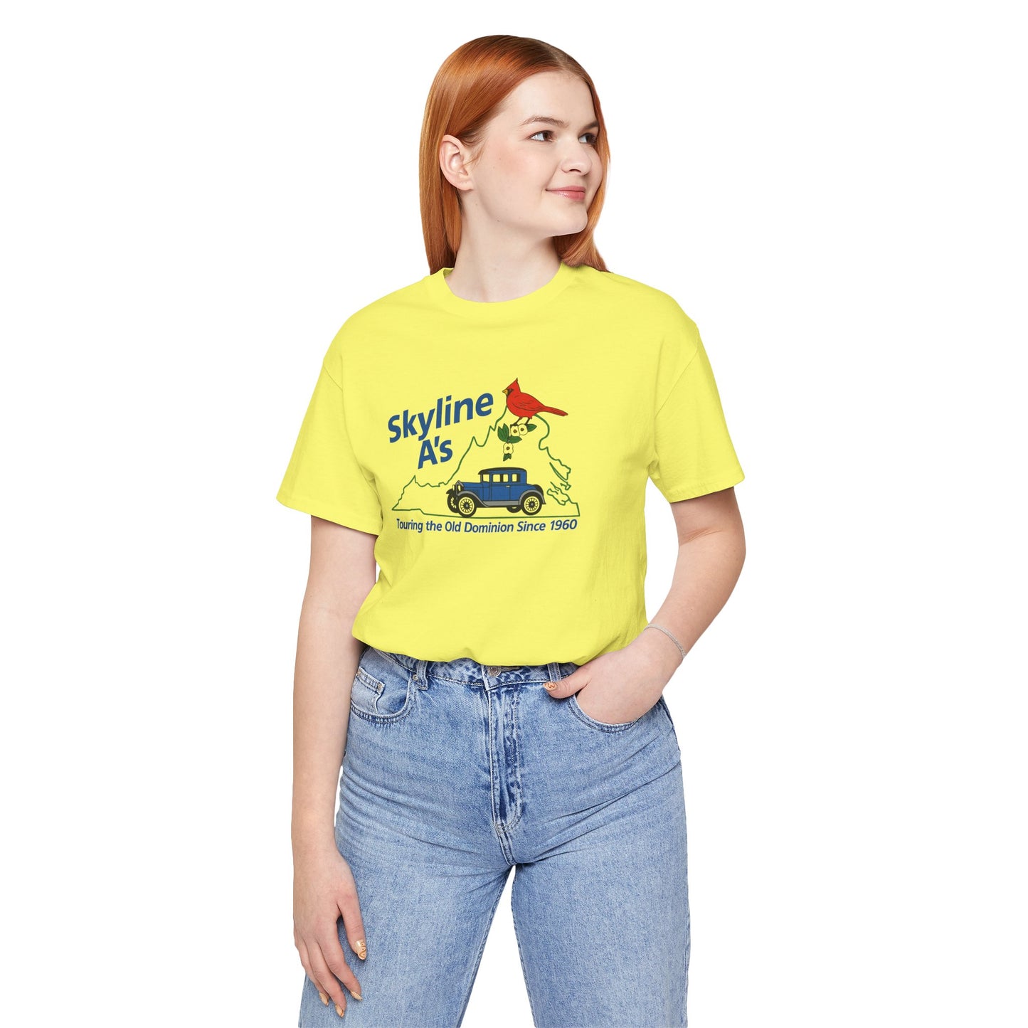 Skyline A's Virginia T‑Shirt — "Touring the Old Dominion Since 1960"