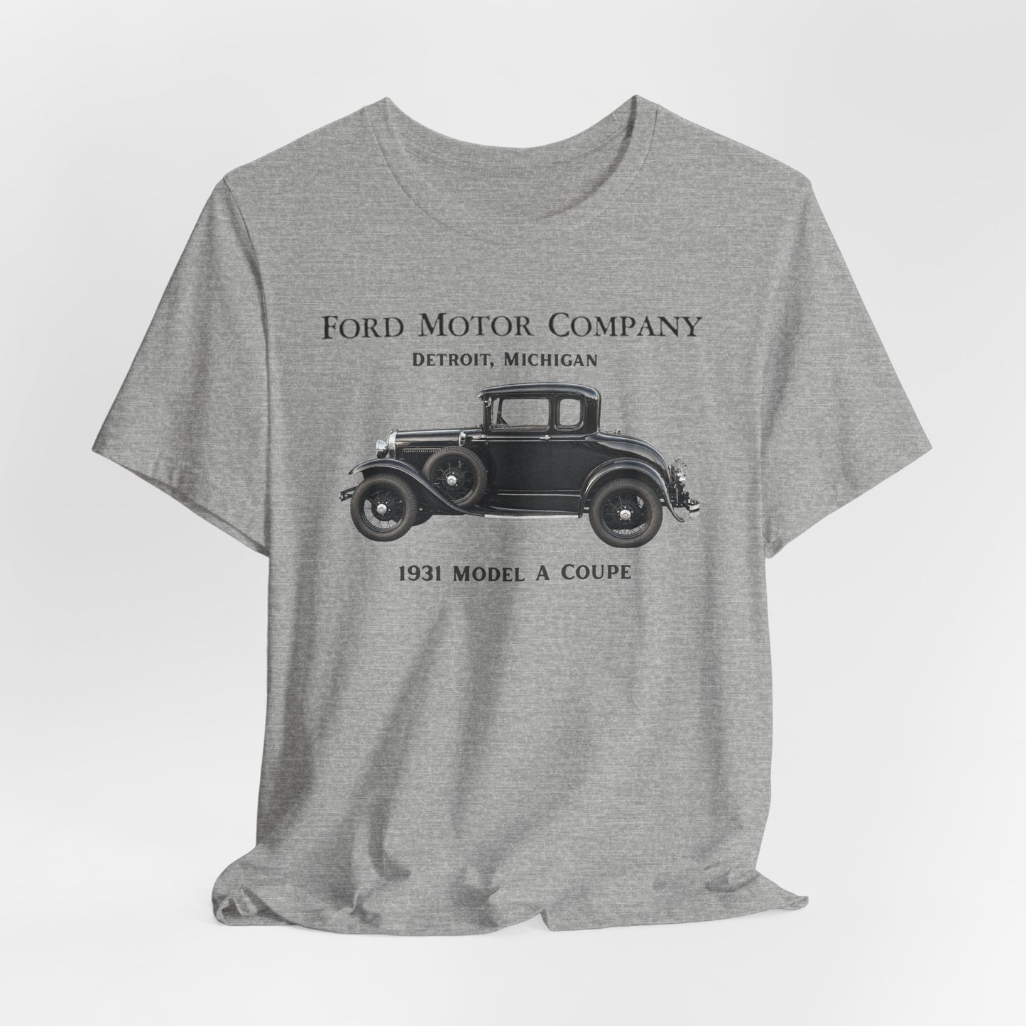 1931 Ford Model A Coupe (RBS) - Unisex Jersey Short Sleeve Tee (RBS)