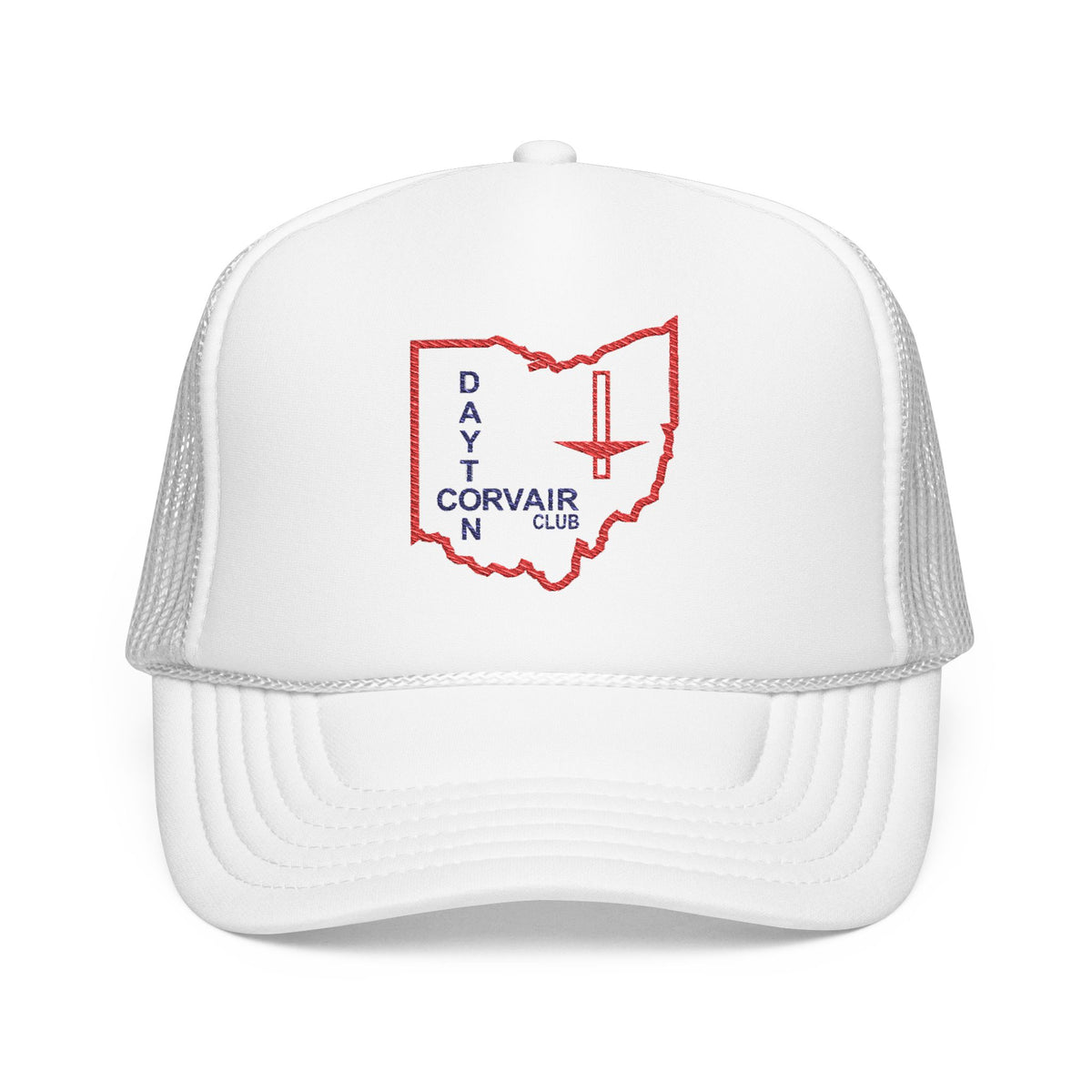 Dayton Ohio Corvair Club Embroidered Foam Trucker Hat