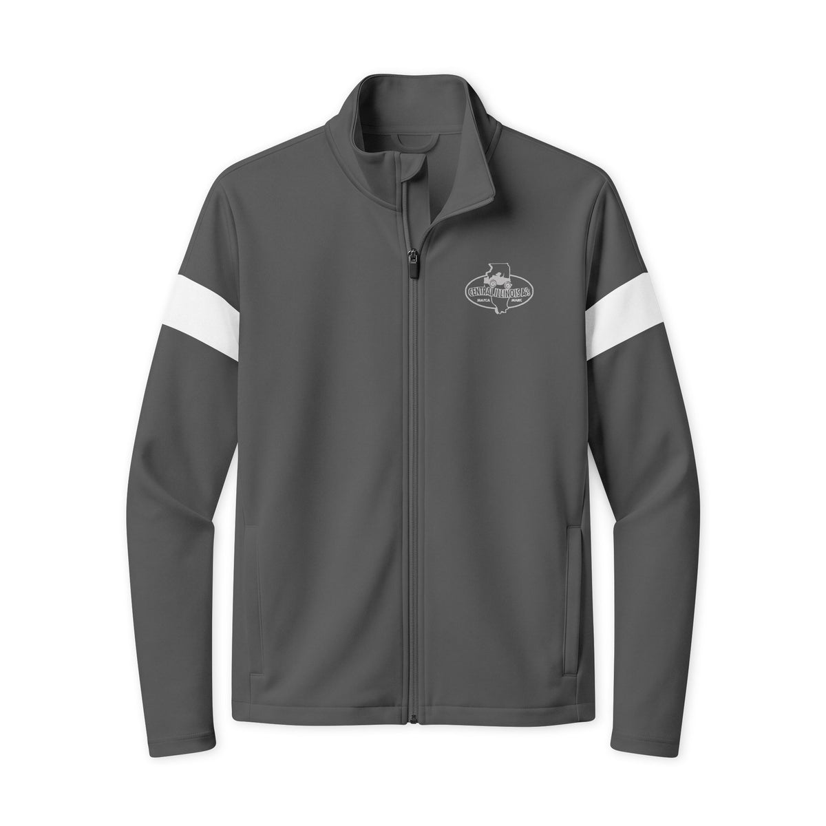 Central Illinois A's Travel Full-Zip Jacket - Front and Back Logos