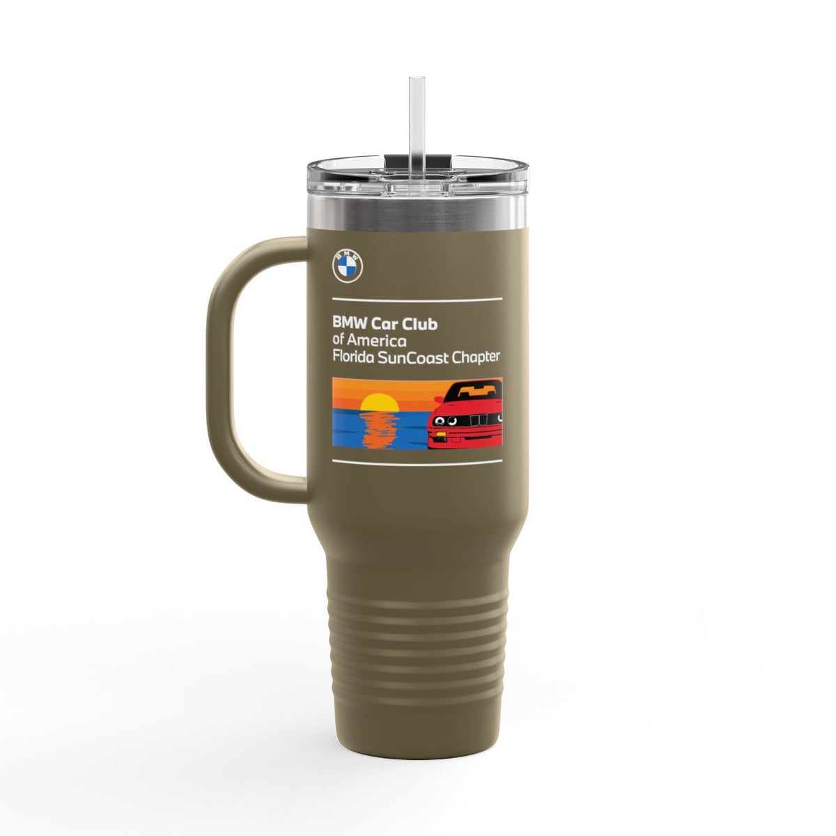 BMW Car Club of America Florida SunCoast Chapter 40 oz. Travel Mug