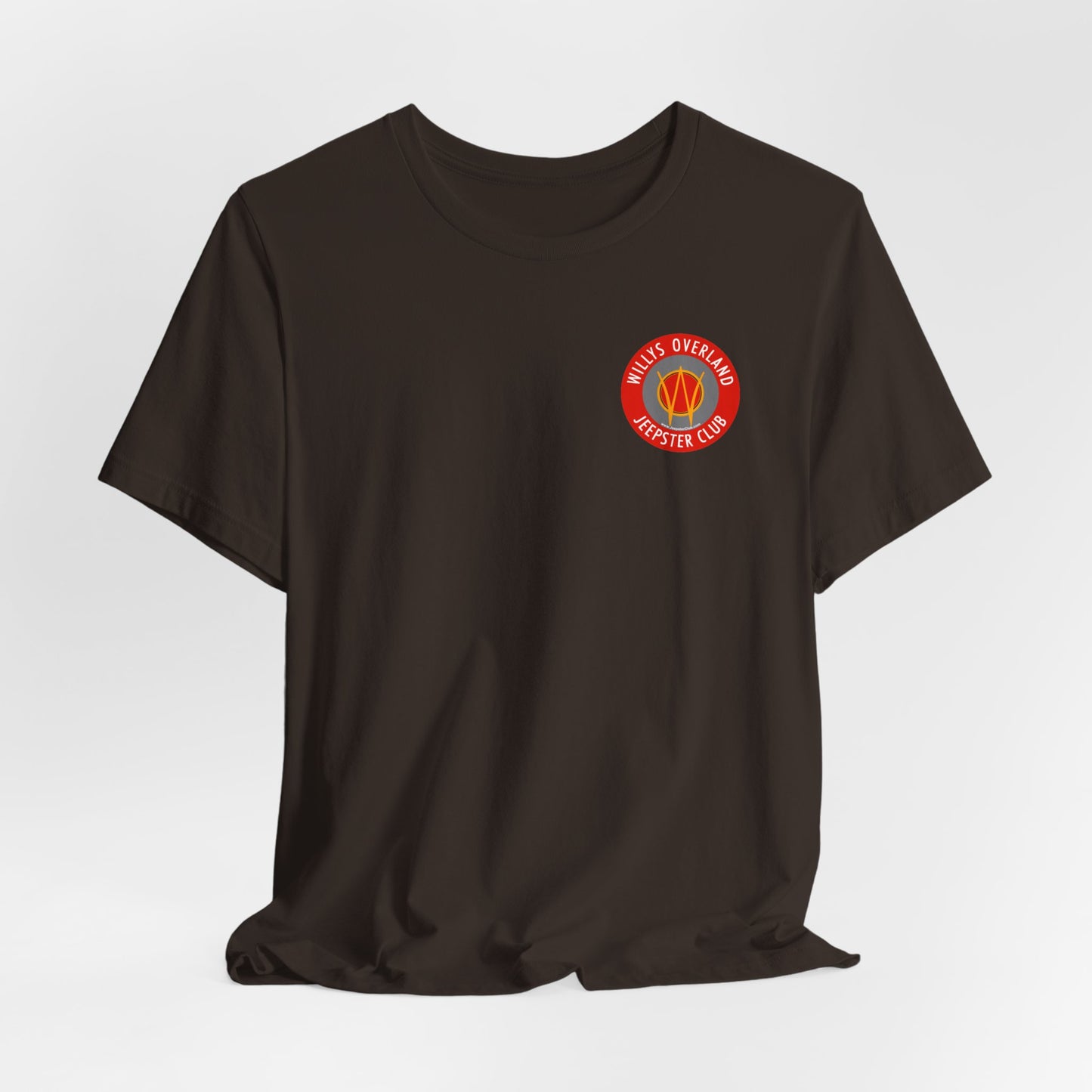 Willys Overland Jeepster Club T‑Shirt — Front and Back Logos