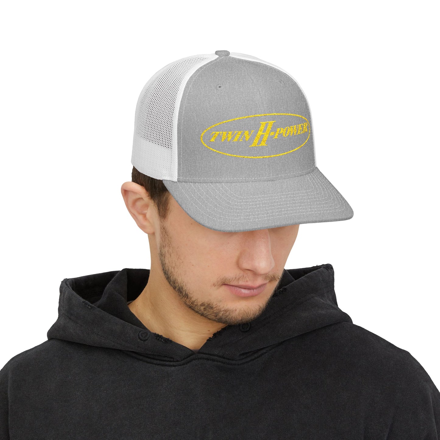 Twin H-Power Embroidered Richardson 112 Trucker Cap