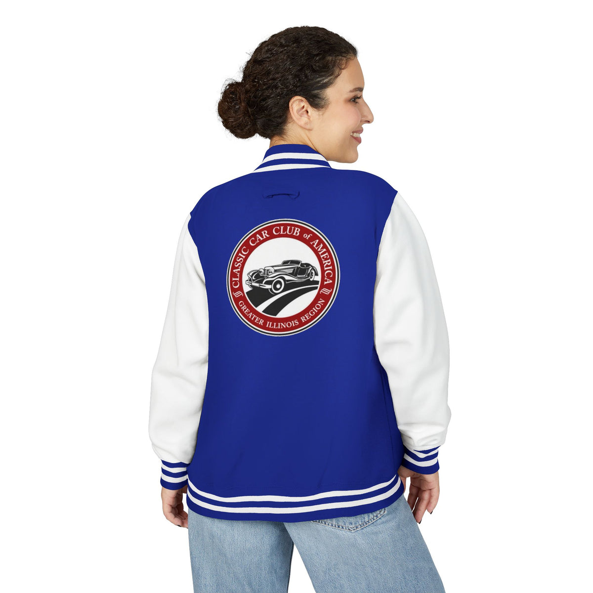 Classic Car Club of America Greater Illinois Region Letterman Jacket - Front and Back Logos