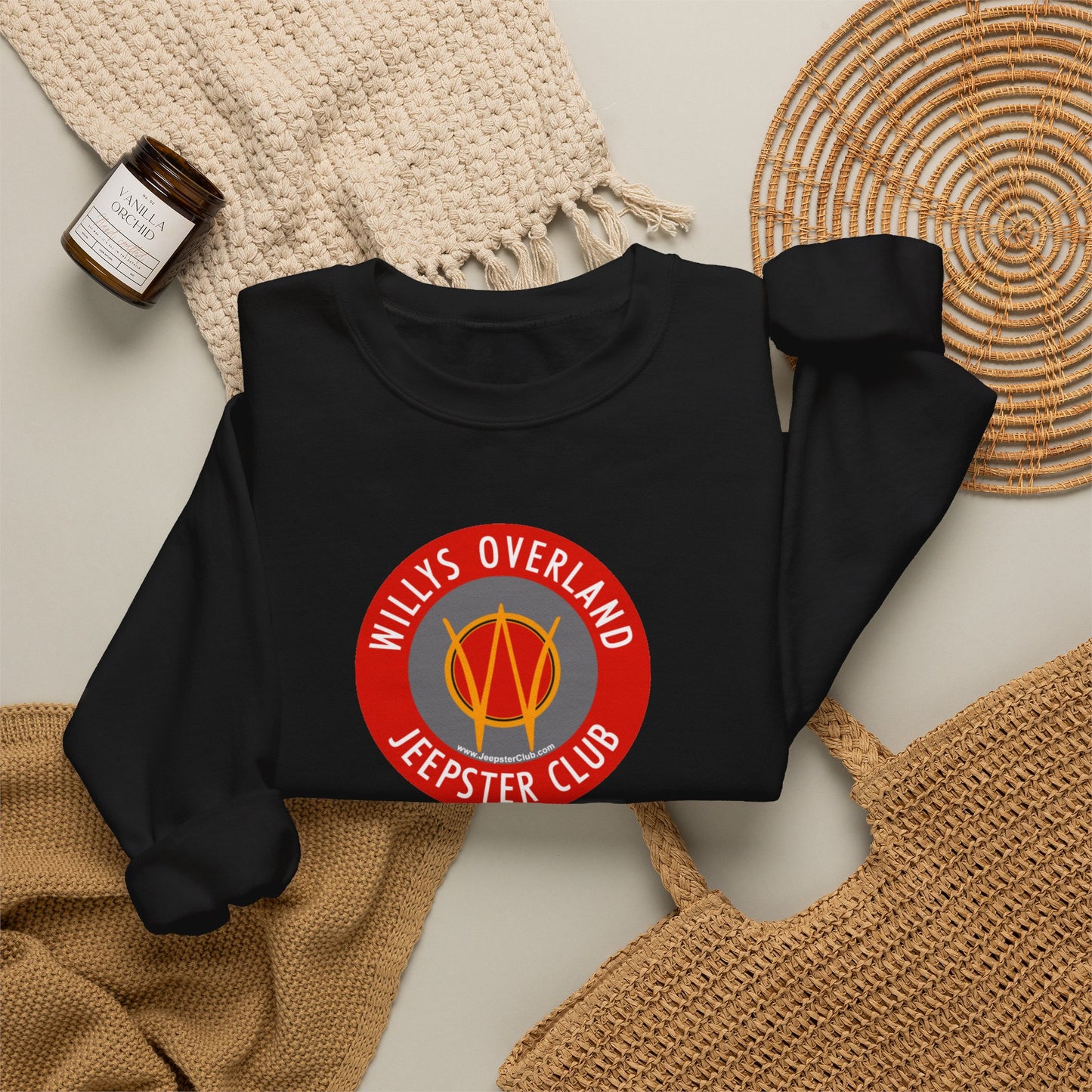 Willys Overland Jeepster Club Sweatshirt - Unisex Heavy Blend™ Crewneck Sweatshirt