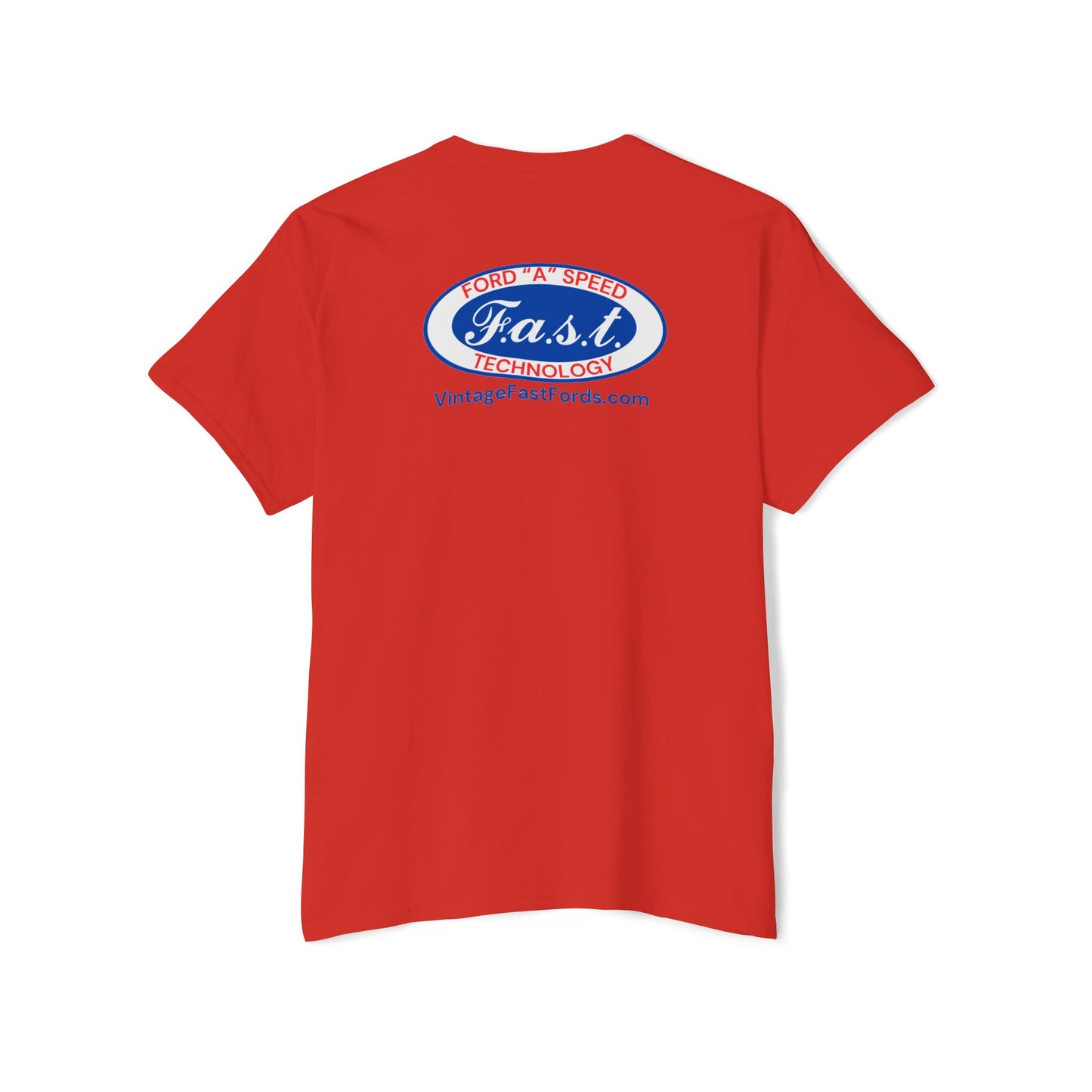 F.A.S.T. Pocket Tee (front and back logo) - Unisex Heavy Cotton T-Shirt