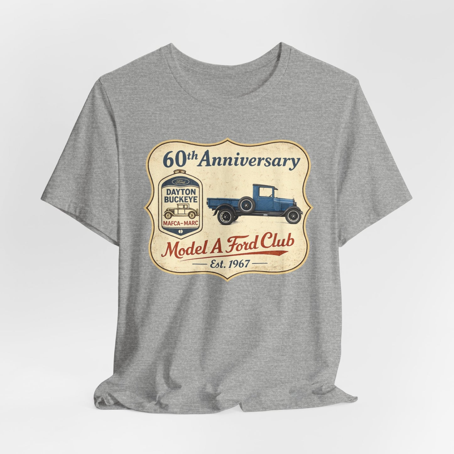 Dayton Buckeye Model A Ford Club 60th Anniversary Tee (RBS)