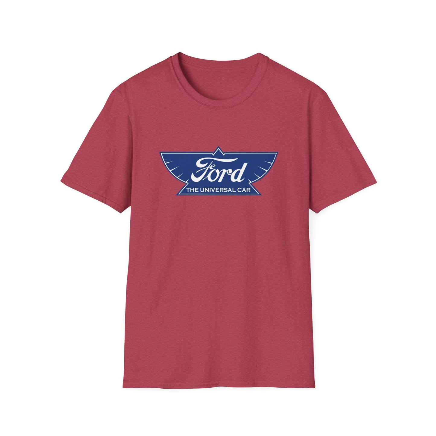 Ford Logo T‑Shirt — Vintage 'The Universal Car' Blue Emblem