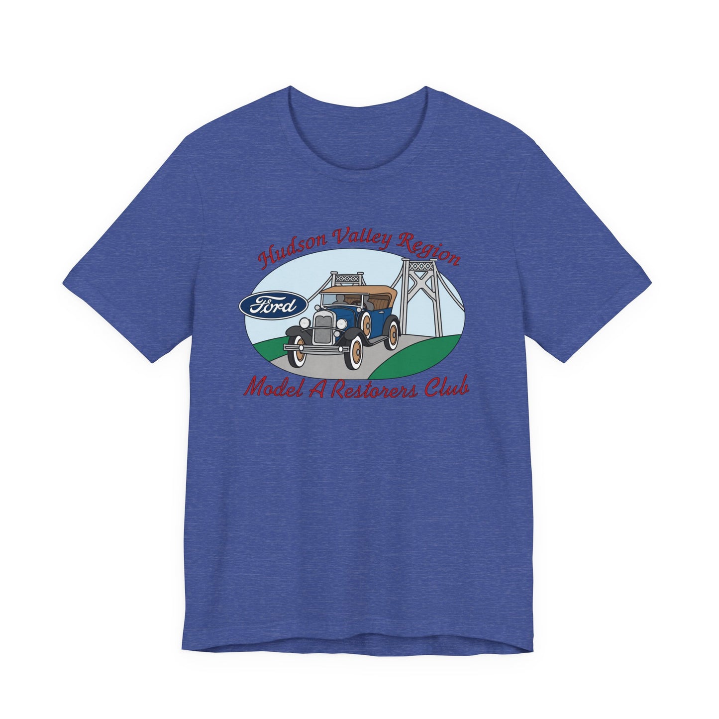 Hudson Valley Region Model A Restorers Club T‑Shirt — Hudson Valley Region Vintage Ford Tee
