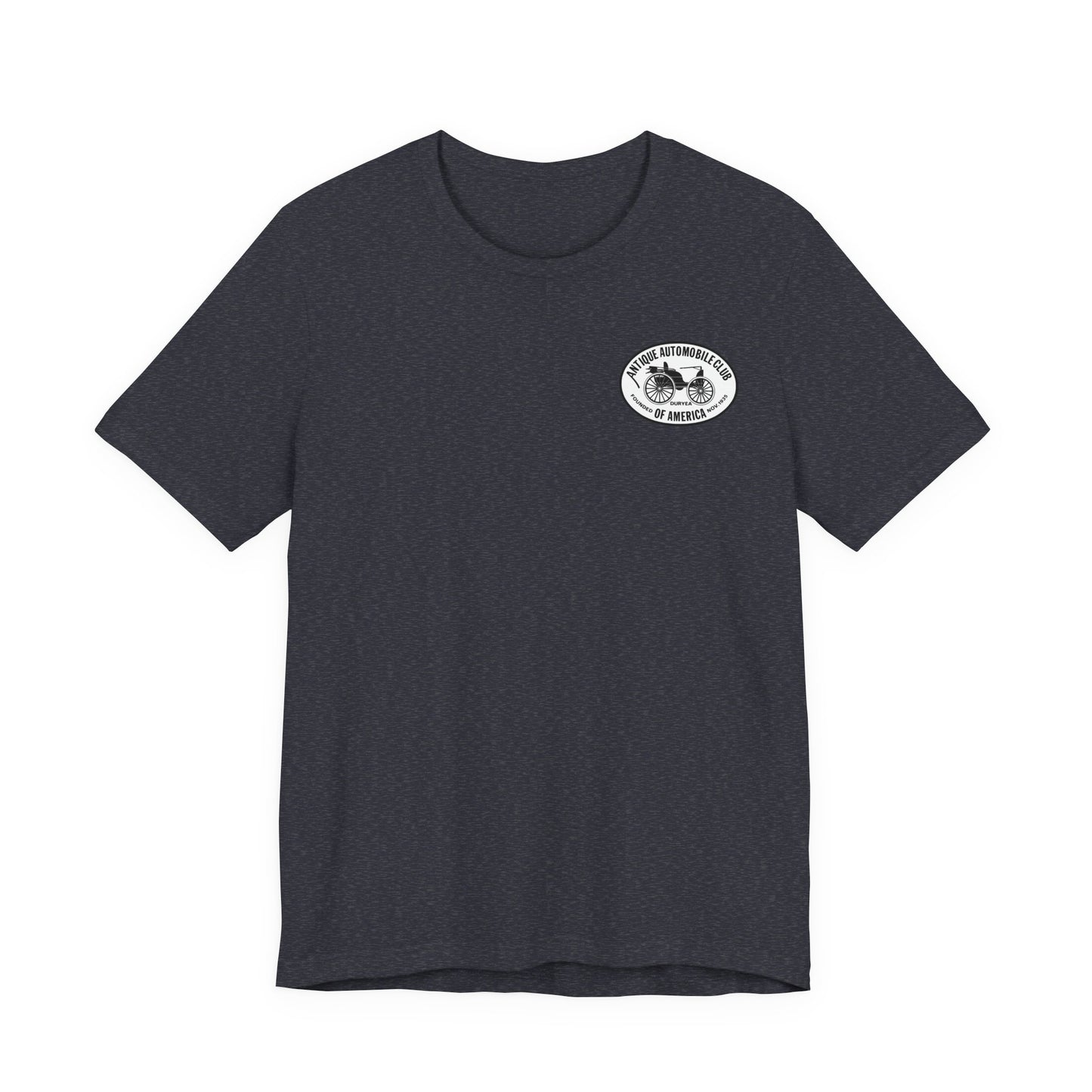 Shenandoah Region AACA Tee — Small White AACA Logo on Front and Large White Shenandoah Region AACA Logo on Back