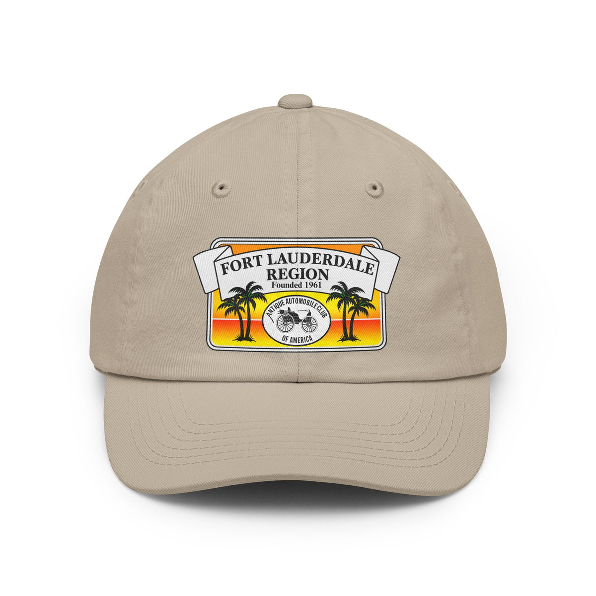 Fort Lauderdale Region AACA Printed Dad Hat — Vintage Beach Sunset Cap